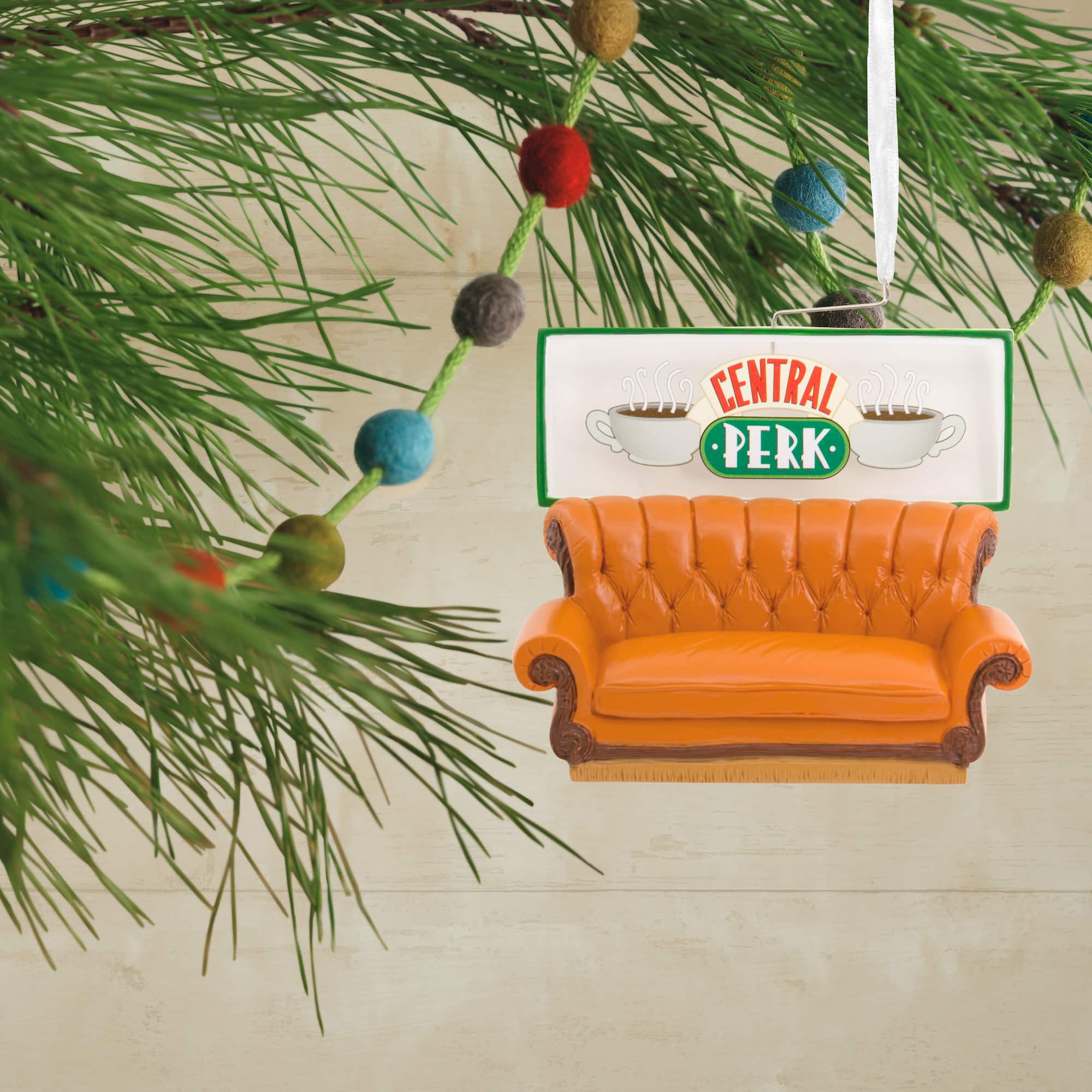 Hallmark 3" Friends Central Perk Café Couch Ornament